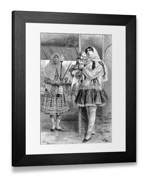 Framed Print : Nurse in a Muslim Country, Kurdistan