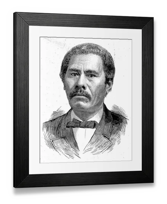 Framed Print : Susuga Malietoa Laupepa, 1841-1898