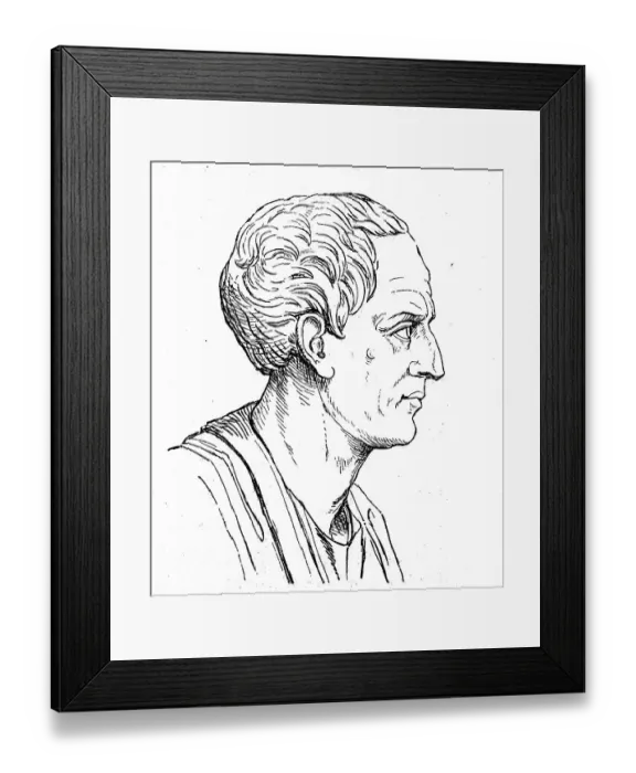 Framed Print : Marcus Tullius Cicero, 106 BC 43 BC Roman philosopher