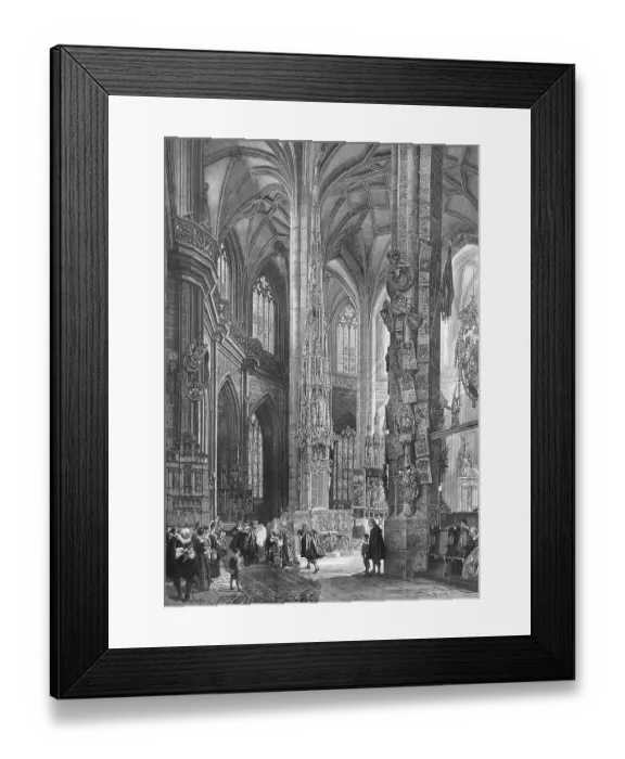 Framed Print : Sacrament building inside the Lorenzkirche