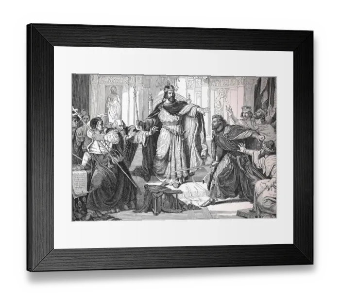 Framed Print : Otto I. called the Red-Haired, was Duke of Bavaria from 1180 until his death Framed Print : Otto I. called the Red-Haired, was Duke of Bavaria from 1180 until his death