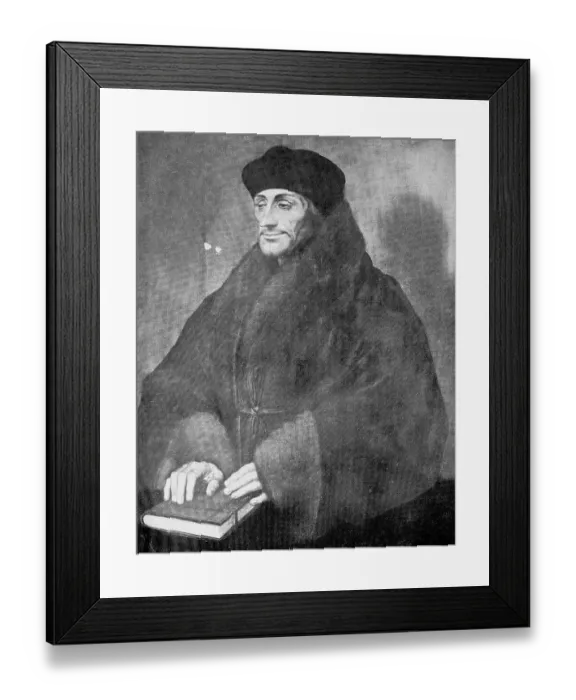 Framed Print : Desiderius Erasmus Roterodamus Framed Print : Desiderius Erasmus Roterodamus