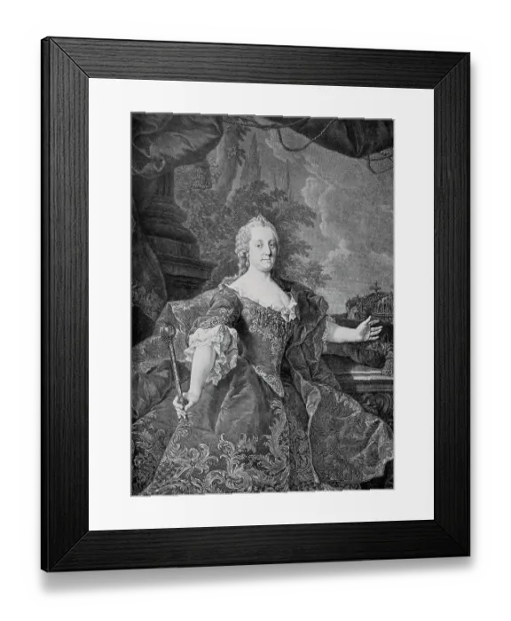 Framed Print : Maria Theresa Walburga Amalia Christina Framed Print : Maria Theresa Walburga Amalia Christina