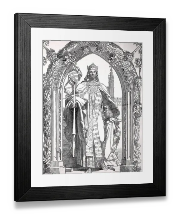 Framed Print : Ludwig IV, called the Bavarian Framed Print : Ludwig IV, called the Bavarian
