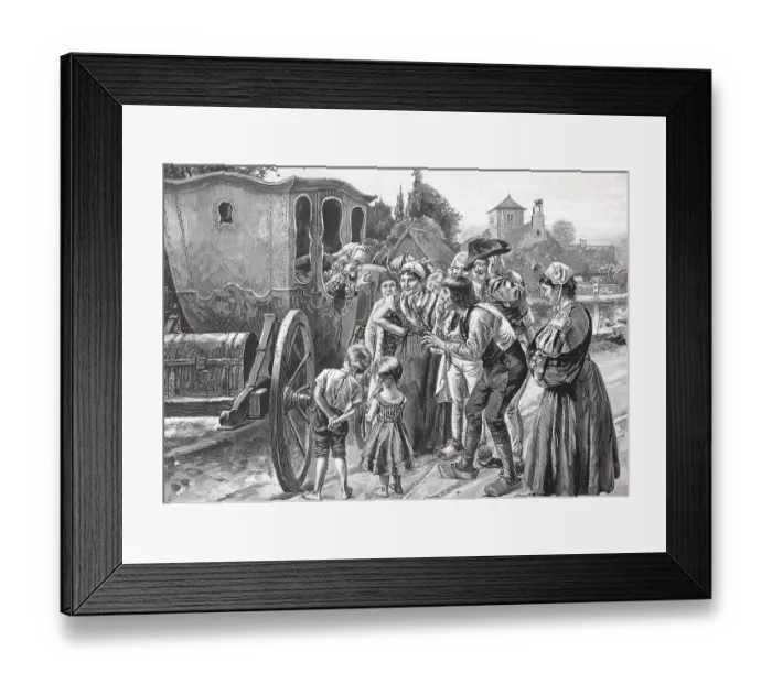 Framed Print : Francois-Marie Arouet, known under his pseudonym Voltaire