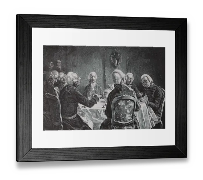 Framed Print : Frederick II was King of Prussia from 1740 to 1786 Framed Print : Frederick II was King of Prussia from 1740 to 1786