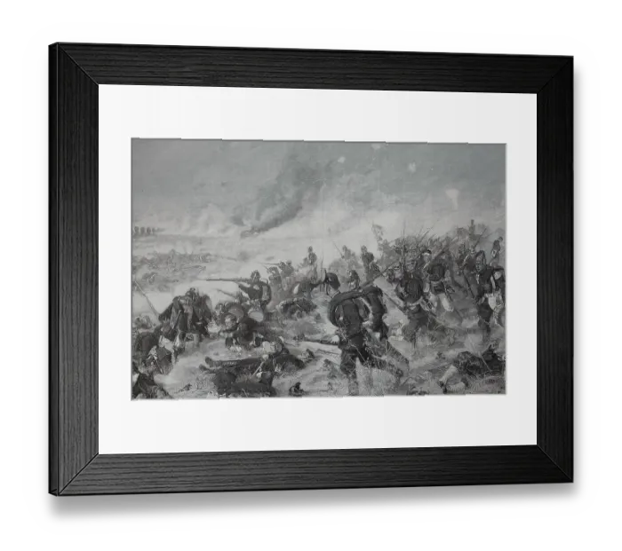 Framed Print : Franco-Prussian War, the Battle of Rezonville