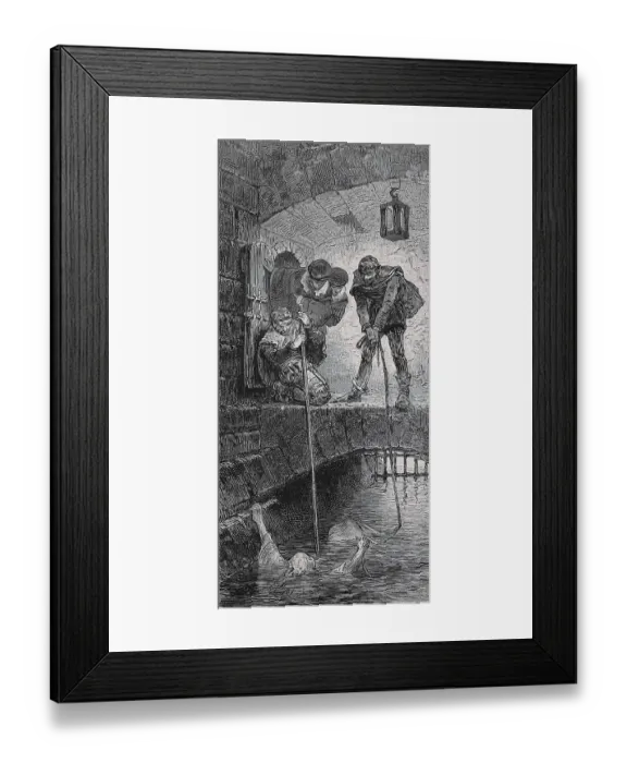Framed Print : Witch Trial, Witch Trial on the Water
