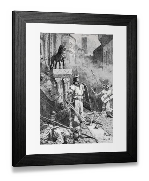 Framed Print : Henry V. 11 August 1081, 23 May 1125