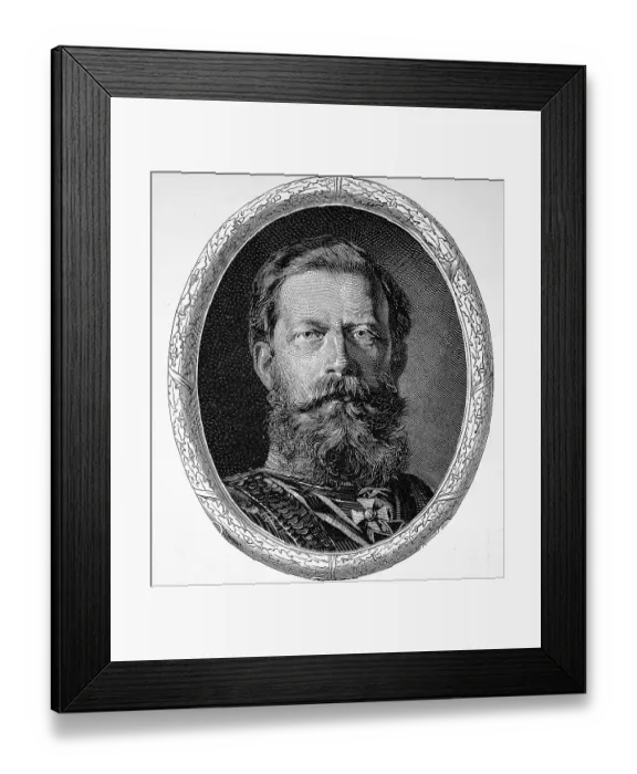 Framed Print : Wilhelm Friedrich Ludwig of Prussia in Berlin