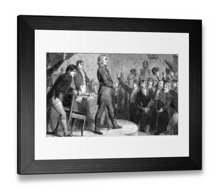 Framed Print : Johann David Ludwig Graf Yorck von Wartenburg 26 September 1759