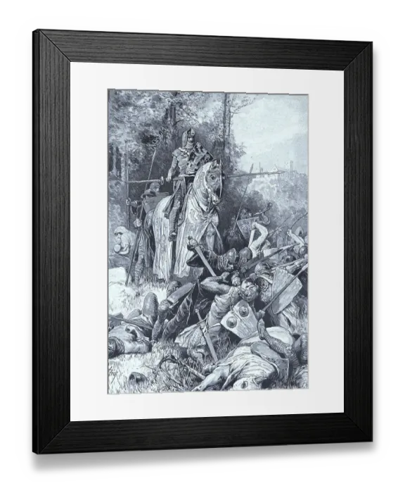 Framed Print : Frederick I called the Brave or the Pleading