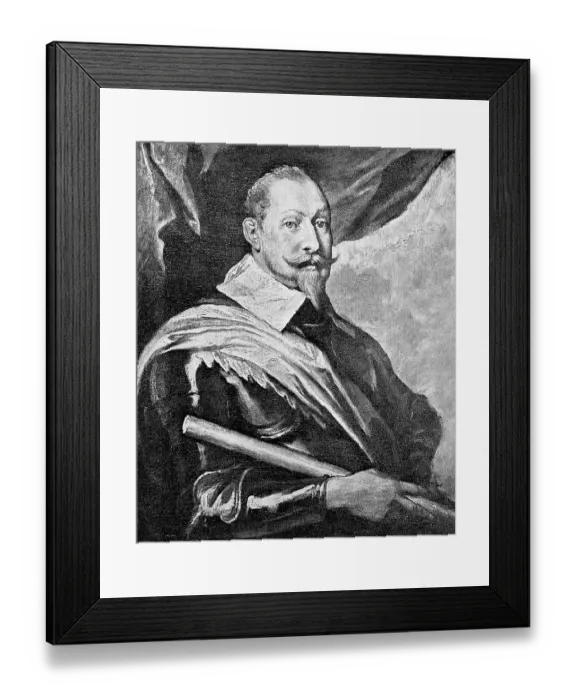 Framed Print : Gustav II Adolf, 9 December 1594