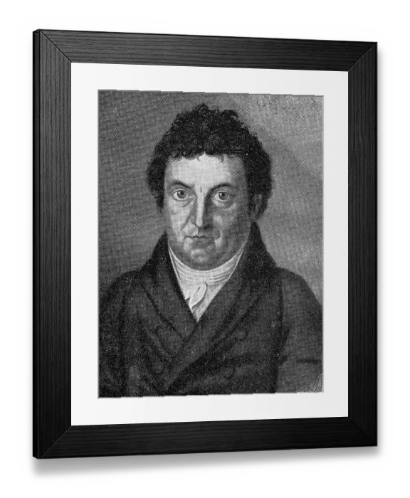 Framed Print : Johann Gottlieb Fichte, 19 May 1762