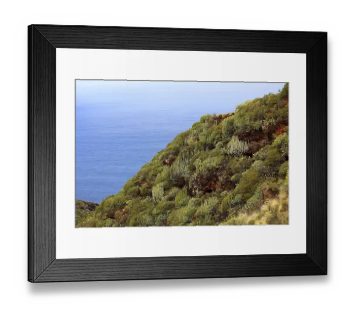 Framed Print : Landscape in the area of Las Cuevas de Aqua