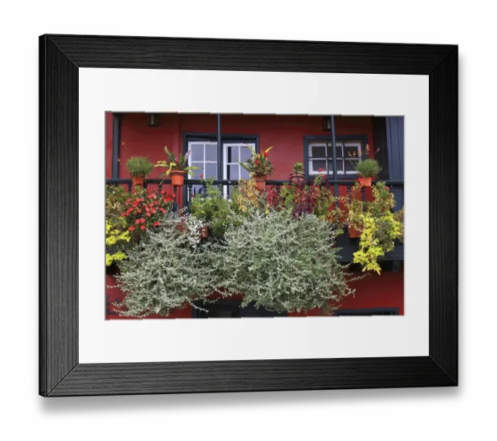 Framed Print : Typical balcony houses on the shore road in the town of Santa Cruz de la Palma Framed Print : Typical balcony houses on the shore road in the town of Santa Cruz de la Palma