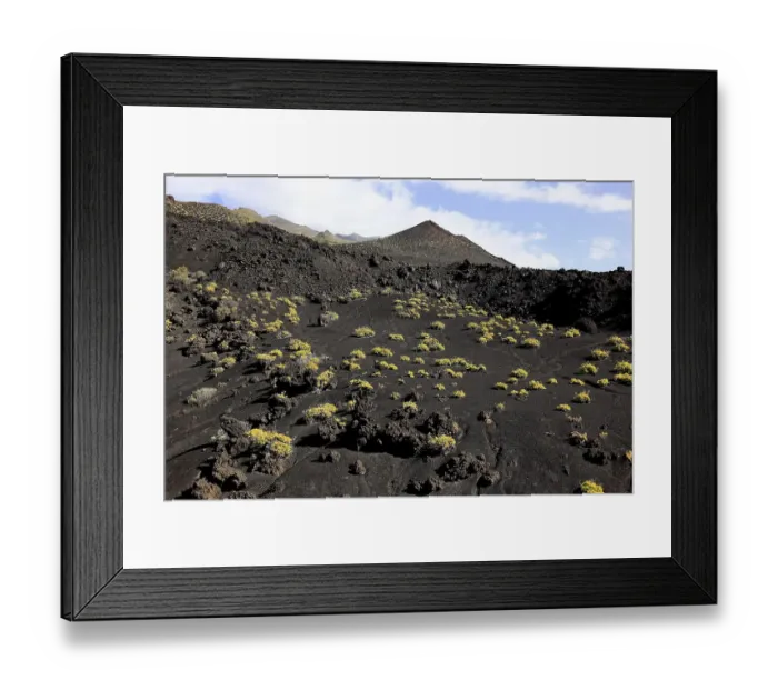 Framed Print : Blue volcanic landscape at Cap de Fuencaliente Framed Print : Blue volcanic landscape at Cap de Fuencaliente