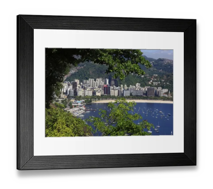Framed Print : View of Rio de Janeiro from Sugar Loaf Mountain Framed Print : View of Rio de Janeiro from Sugar Loaf Mountain
