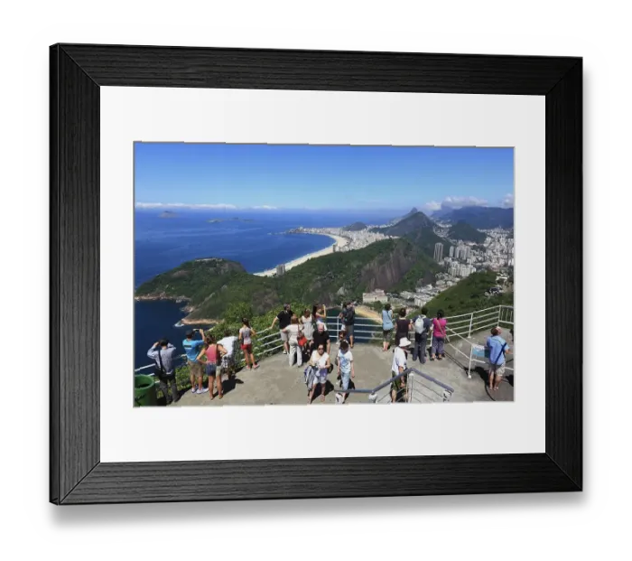 Framed Print : View of the city of Rio de Janeiro from Sugar Loaf Mountain Framed Print : View of the city of Rio de Janeiro from Sugar Loaf Mountain