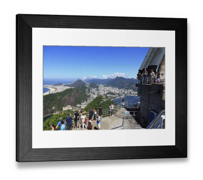Framed Print : View of the city of Rio de Janeiro from Sugar Loaf Mountain Framed Print : View of the city of Rio de Janeiro from Sugar Loaf Mountain
