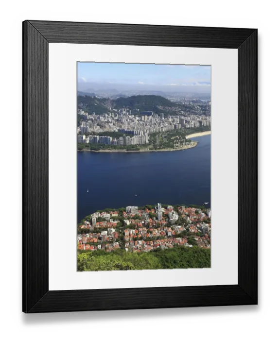 Framed Print : View of the city of Rio de Janeiro from Sugar Loaf Mountain Framed Print : View of the city of Rio de Janeiro from Sugar Loaf Mountain
