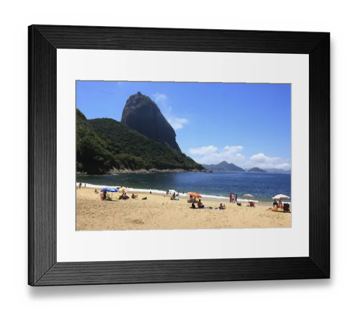 Framed Print : View to the Sugar Loaf from the south