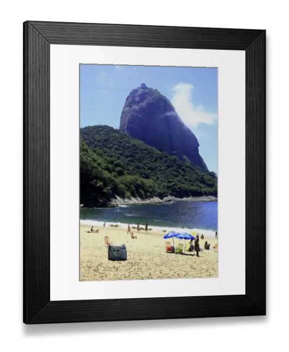 Framed Print : View to the Sugar Loaf from the south Framed Print : View to the Sugar Loaf from the south