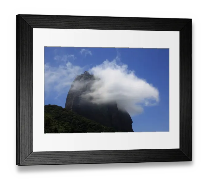 Framed Print : View to the Sugar Loaf from the south Framed Print : View to the Sugar Loaf from the south