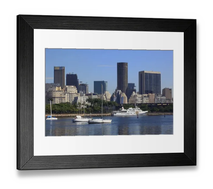 Framed Print : Gloria district with harbour and houses on Avenida Infante Dom Henrique