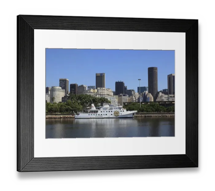 Framed Print : Gloria district with harbour and houses on Avenida Infante Dom Henrique Framed Print : Gloria district with harbour and houses on Avenida Infante Dom Henrique