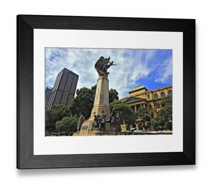 Framed Print : In the city centre of Rio de Janeiro