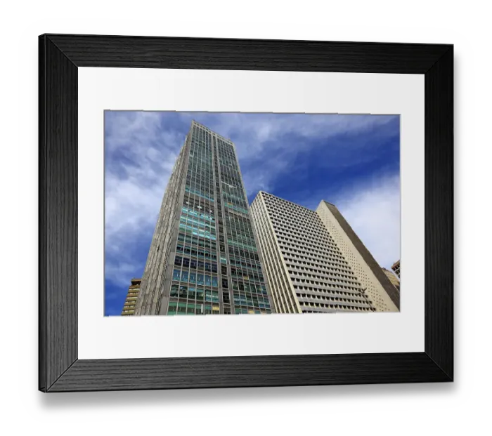 Framed Print : High-rise buildings in the centre of Rio de Janeiro