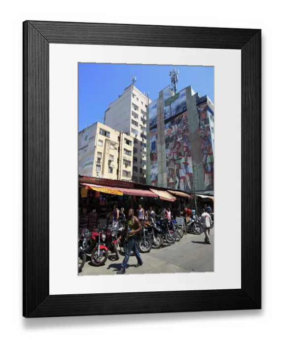 Framed Print : On the street Rua de Buenos Aires