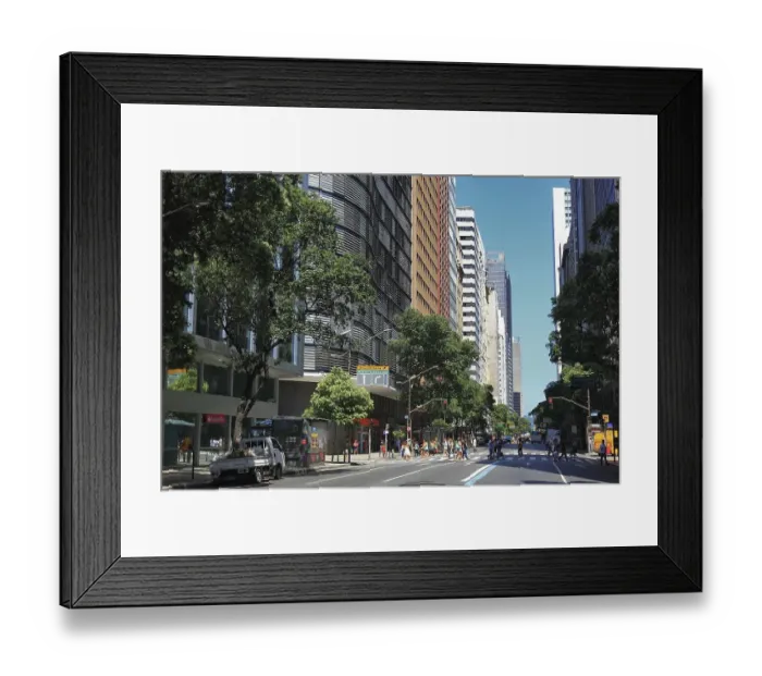 Framed Print : On the street Rua de Buenos Aires