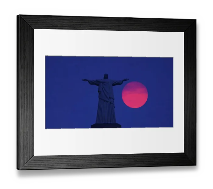Framed Print : Cristo Redentor, Christ the Redeemer
