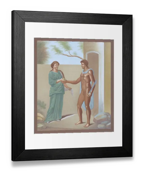 Framed Print : Theseus, a hero of Greek mythology