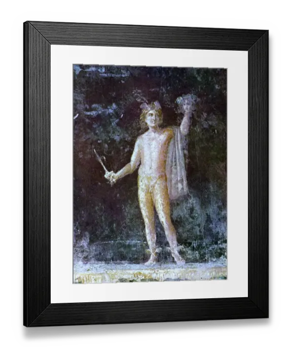 Framed Print : Perseus with the head of Medusa