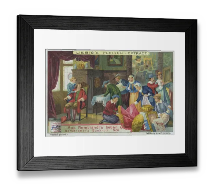 Framed Print : Picture series From the life of Rembrandt