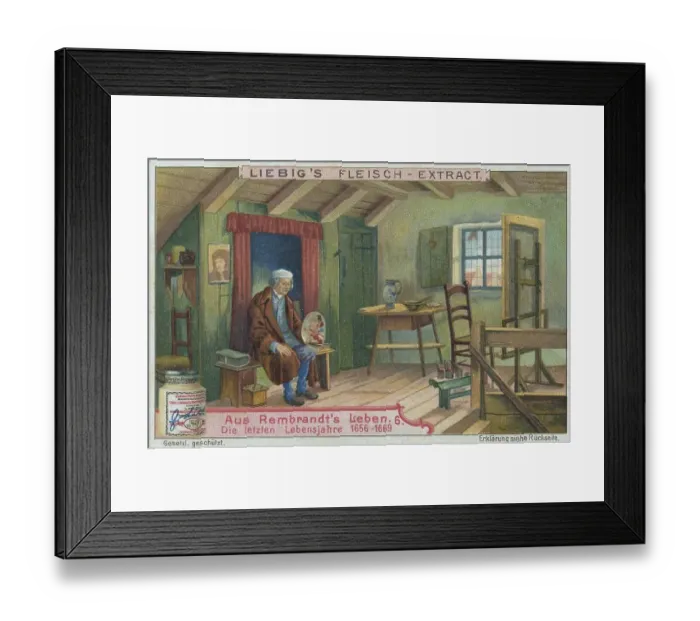 Framed Print : Picture series From the life of Rembrandt Framed Print : Picture series From the life of Rembrandt