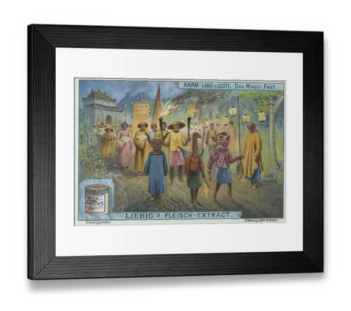 Framed Print : Picture series Anam, country and people