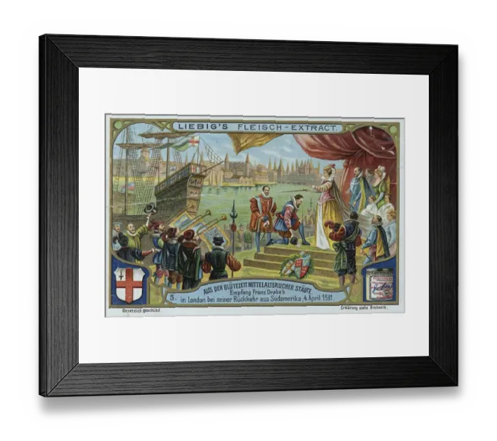 Framed Print : Picture series from the heyday of medieval cities Framed Print : Picture series from the heyday of medieval cities