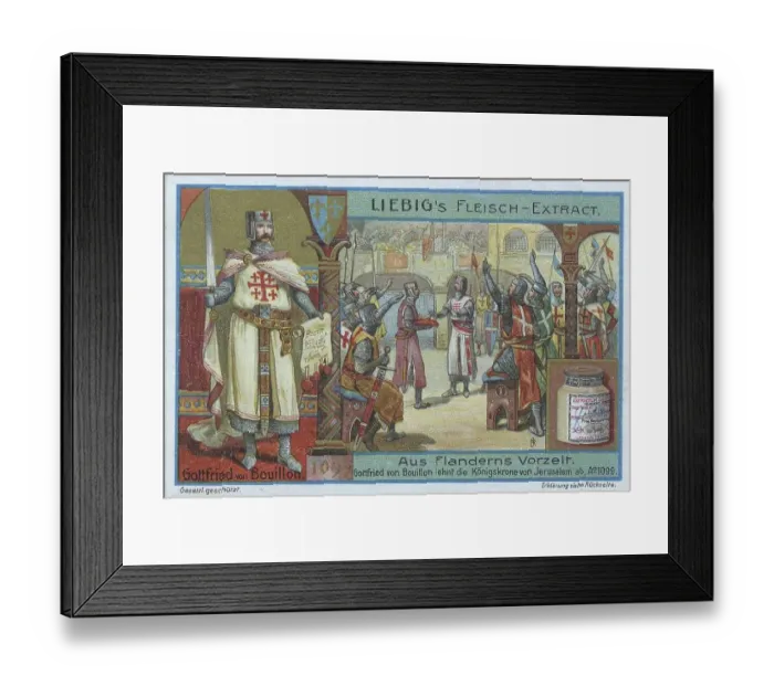 Framed Print : Picture series from prehistoric times in Flanders