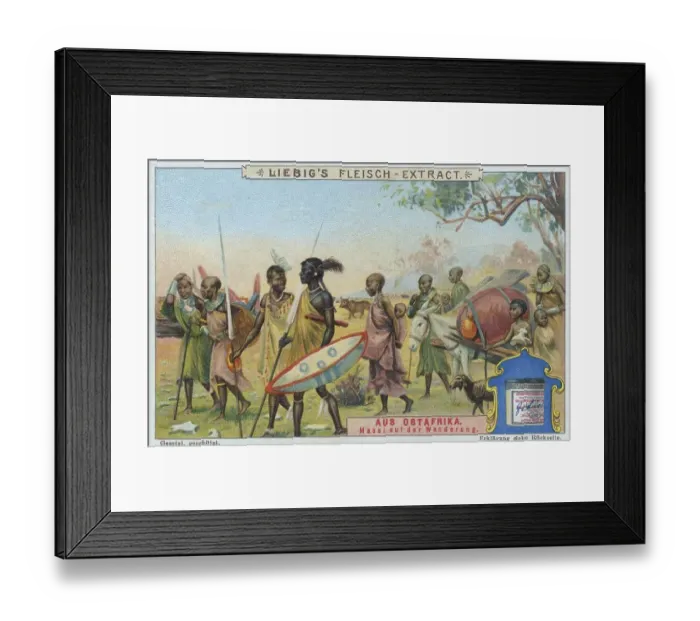 Framed Print : Picture series from East Africa