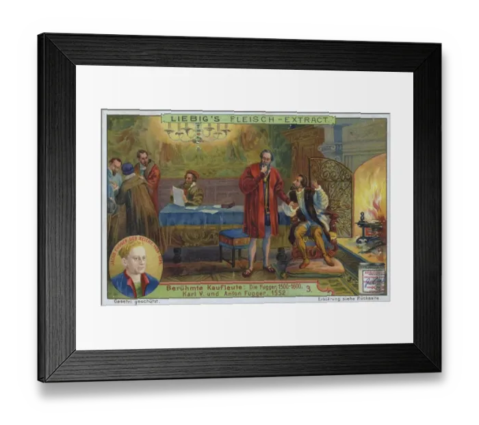 Framed Print : Picture series of famous merchants Framed Print : Picture series of famous merchants