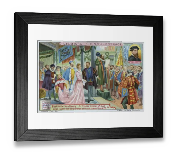 Framed Print : Picture series of famous merchants Framed Print : Picture series of famous merchants