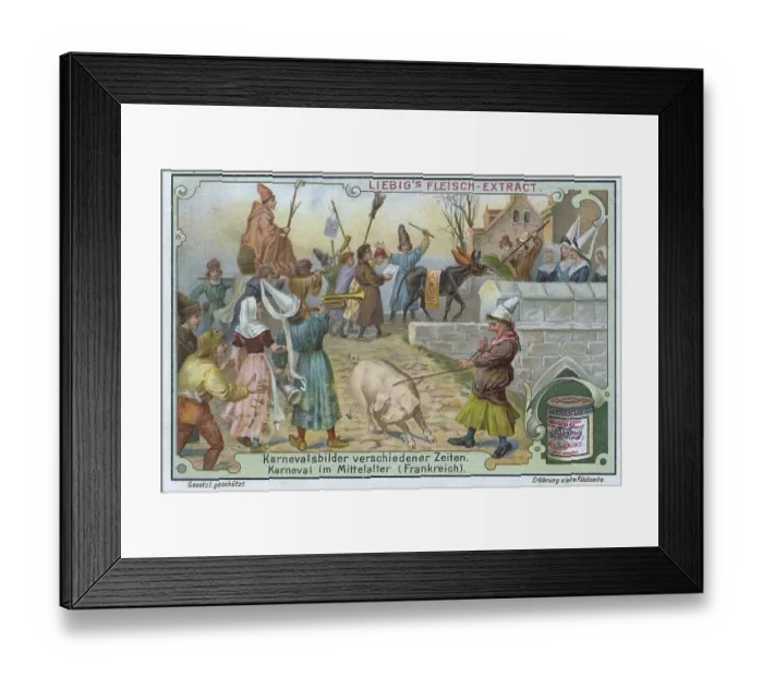 Framed Print : Picture series of carnival pictures of different times Framed Print : Picture series of carnival pictures of different times