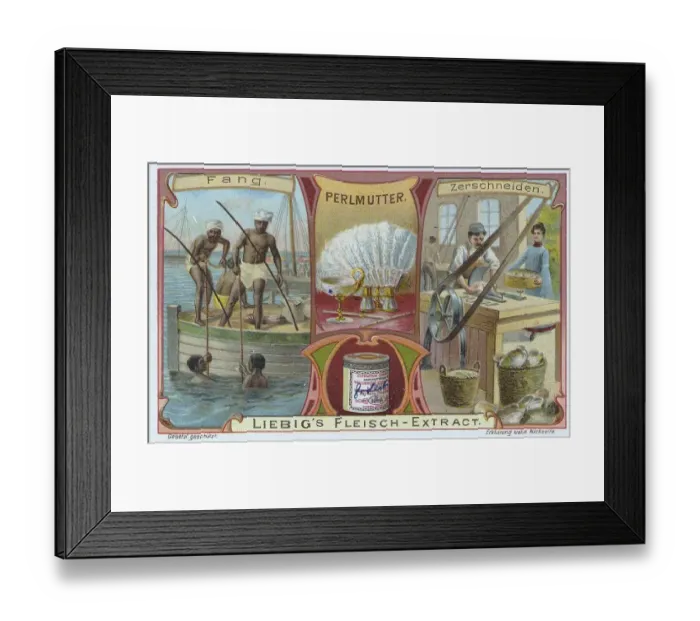 Framed Print : Picture series Materials, mother-of-pearl Framed Print : Picture series Materials, mother-of-pearl