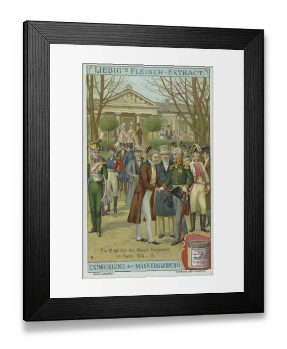 Framed Print : Picture series Development of men's clothing Framed Print : Picture series Development of men's clothing