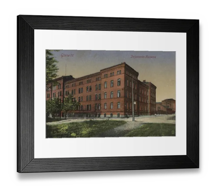 Framed Print : Infantry Barracks, Gliwice, German Gleiwitz Framed Print : Infantry Barracks, Gliwice, German Gleiwitz