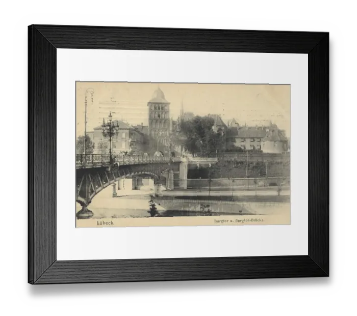 Framed Print : Castle gate of Luebeck, Schleswig-Holstein Framed Print : Castle gate of Luebeck, Schleswig-Holstein